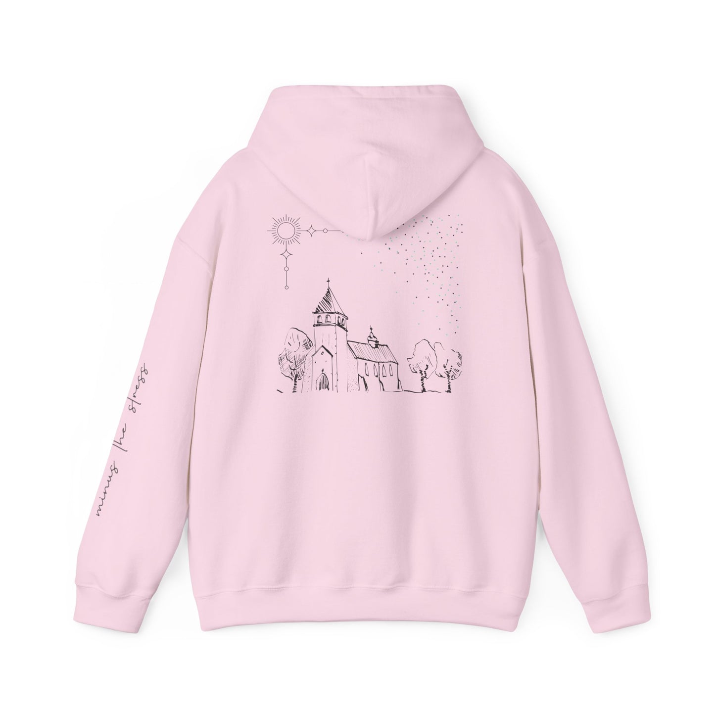Vintage Church Design Hooded Sweatshirt