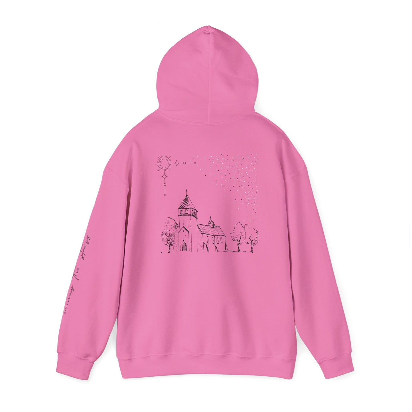 Vintage Church Design Hooded Sweatshirt