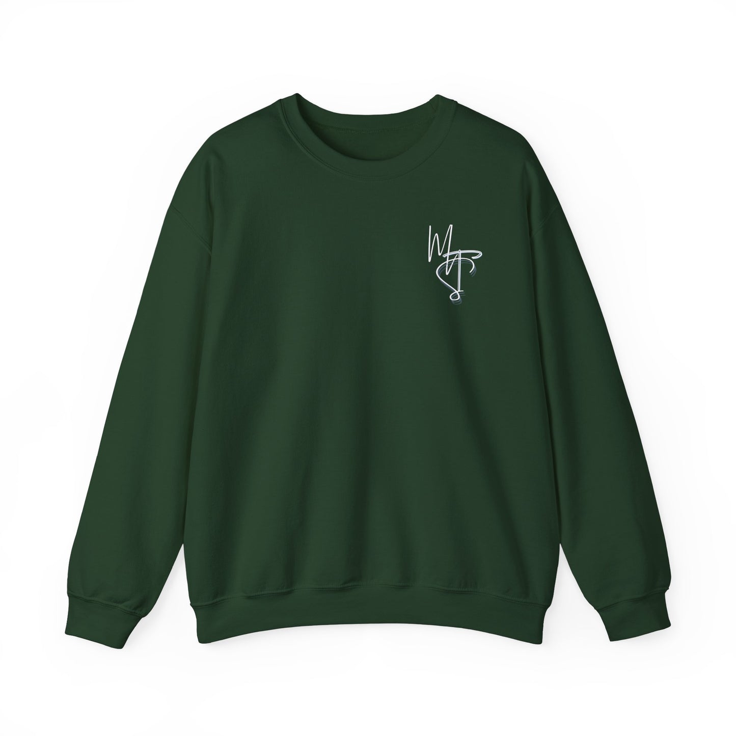 Crewneck Sweatshirt - 'I'm Just a Girl' with Heart Design