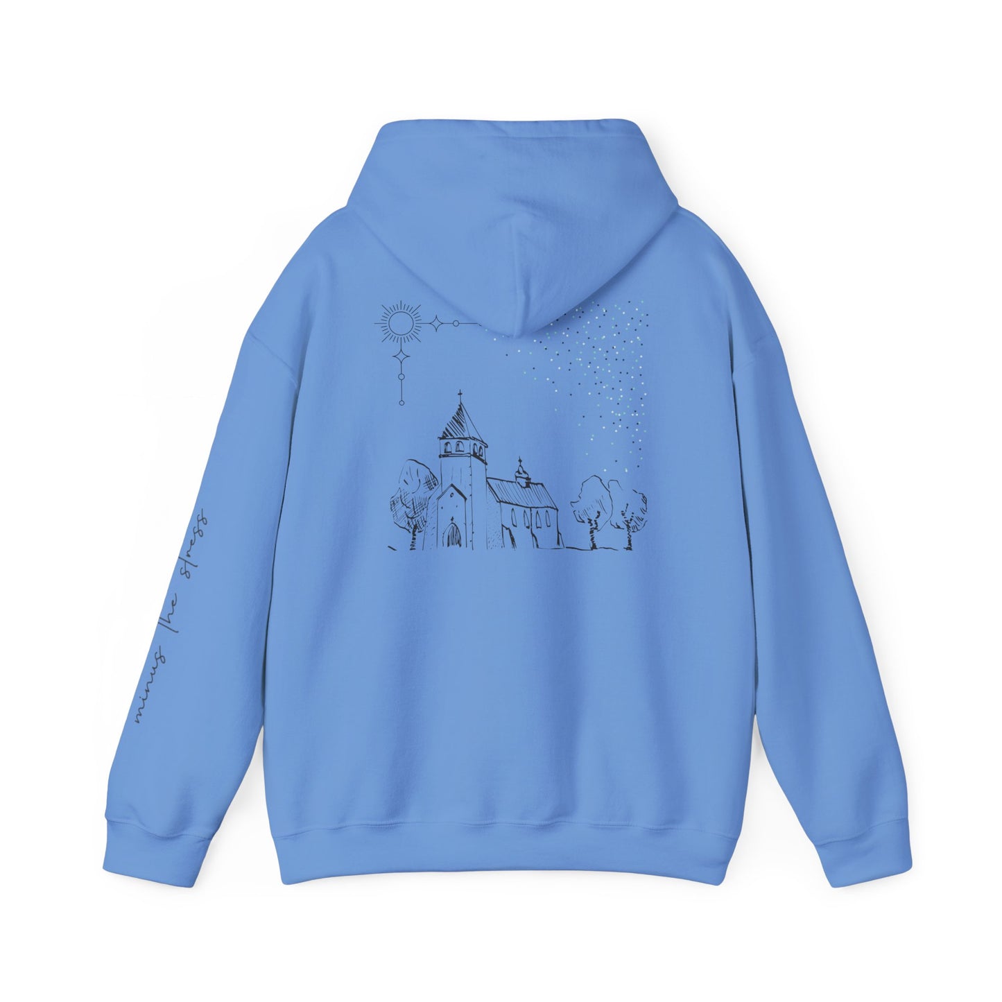 Vintage Church Design Hooded Sweatshirt