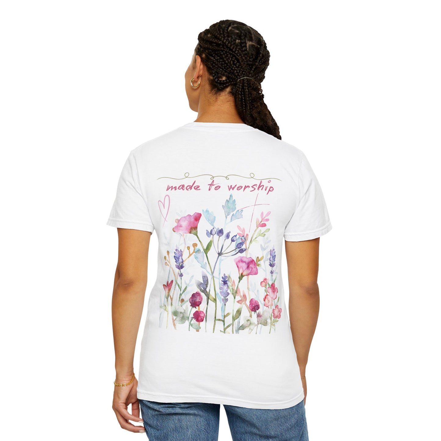 Made To Worship Floral T-Shirt