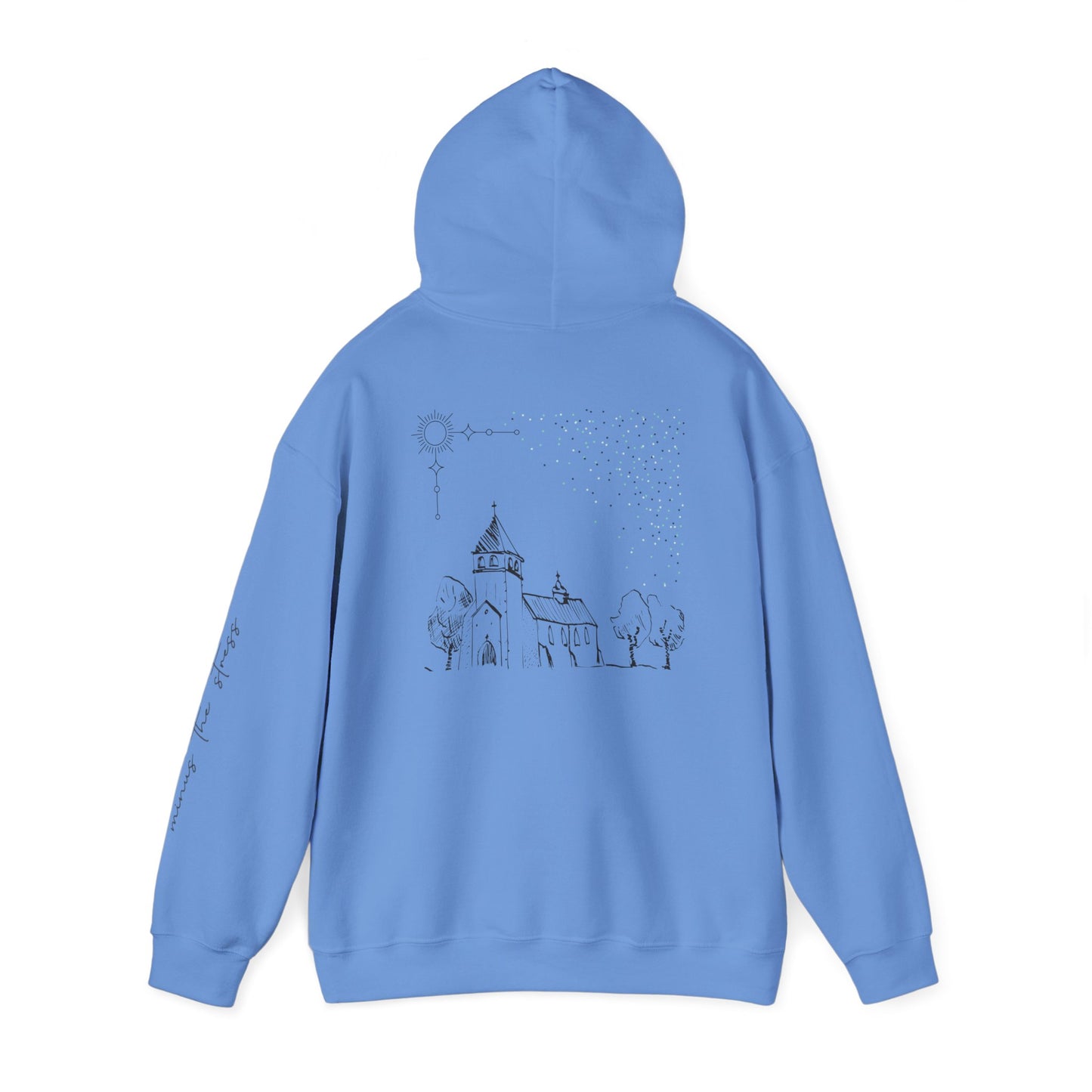 Vintage Church Design Hooded Sweatshirt