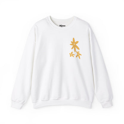 Peace Love & Plants Unisex Crewneck Sweatshirt - Cozy Floral Design