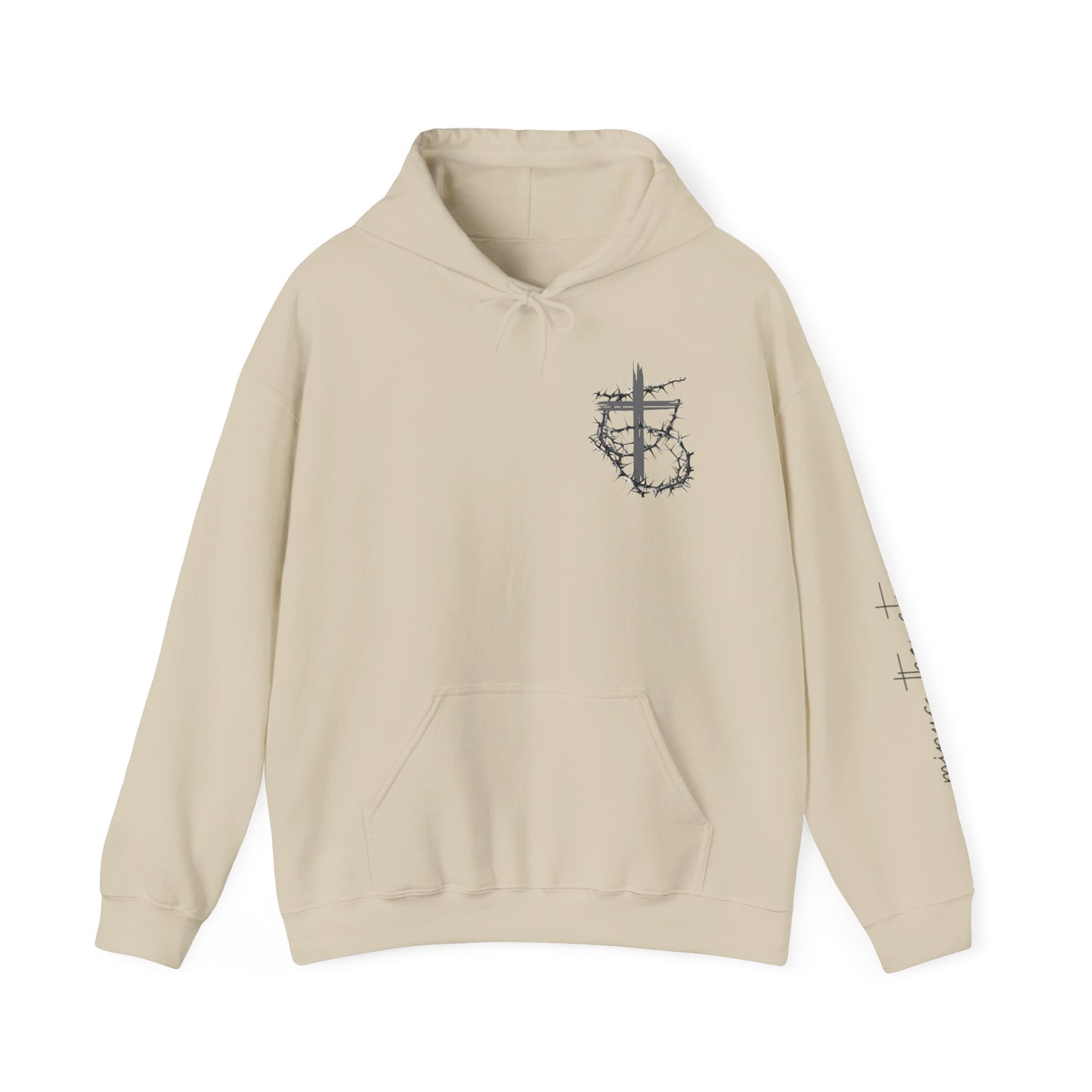 Vintage Church Design Hooded Sweatshirt