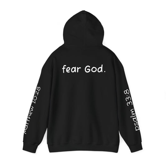 Fear God Hoodie with Scripture Quotes