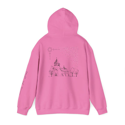 Vintage Church Design Hooded Sweatshirt