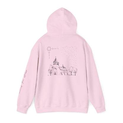 Vintage Church Design Hooded Sweatshirt
