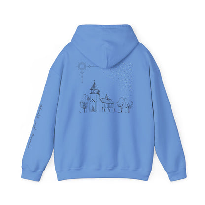 Vintage Church Design Hooded Sweatshirt